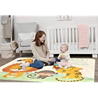SHACOS Alfombra de Juegos para Niños Alfombra Infantiles Lavable Antideslizante Alfombra Suave Niños Alfombra de Gateo…